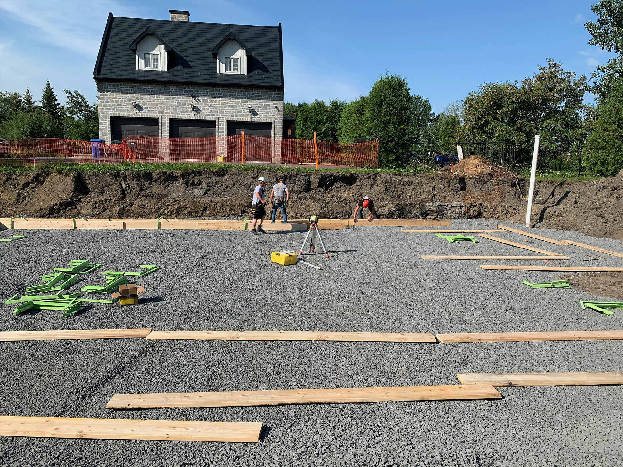 Coffrage isolant Boucherville résidence unifamiliale